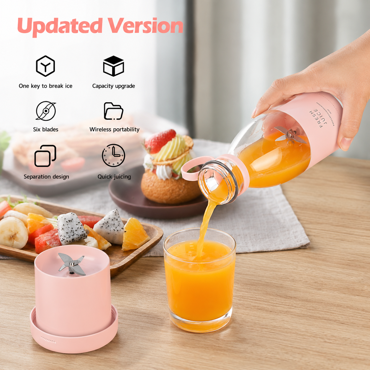 Portable Mini Blender for Fresh Juice